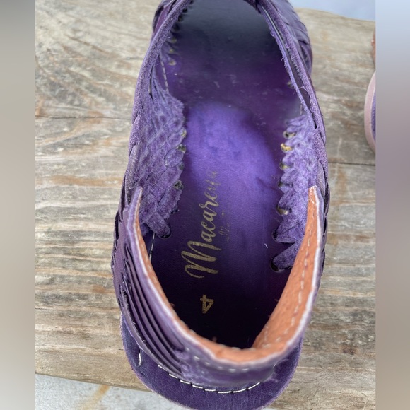 Macarena collection size 4 purple Sandal Mexican Huaraches - Picture 7 of 7